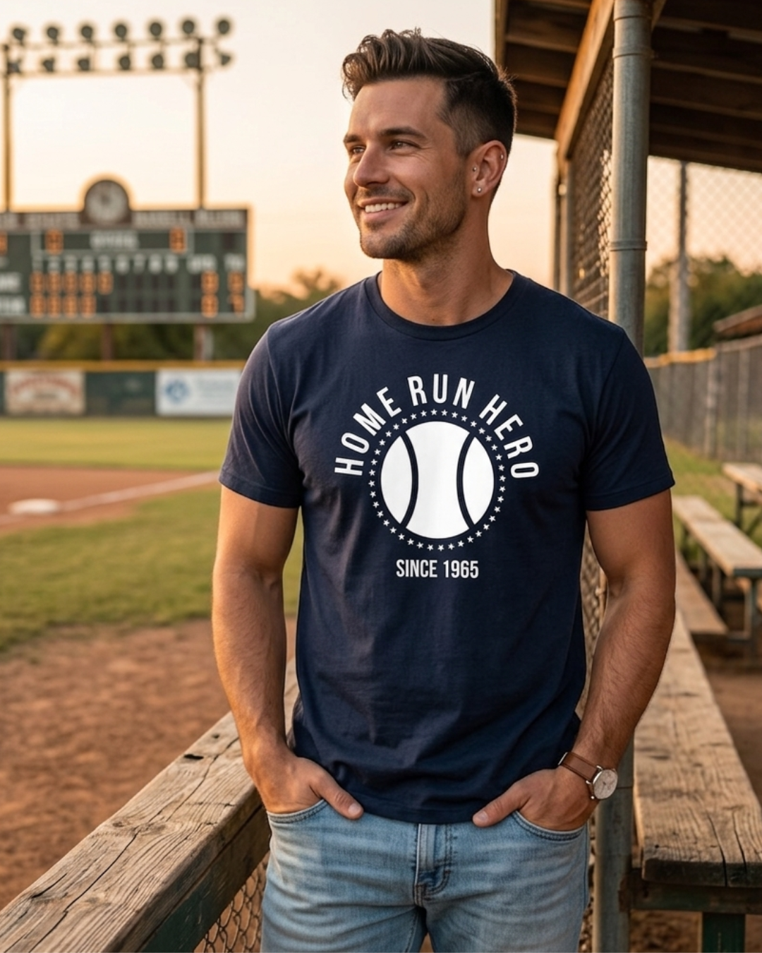 the 1965 heritage home run tee the 1965 heritage home run tee