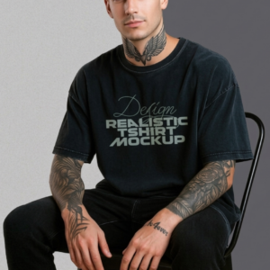 the shadow acid wash oversized tee